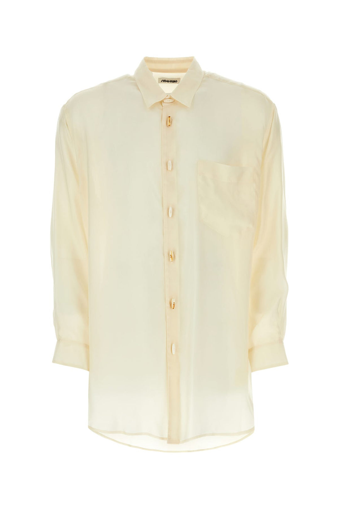 Cream viscose shirt