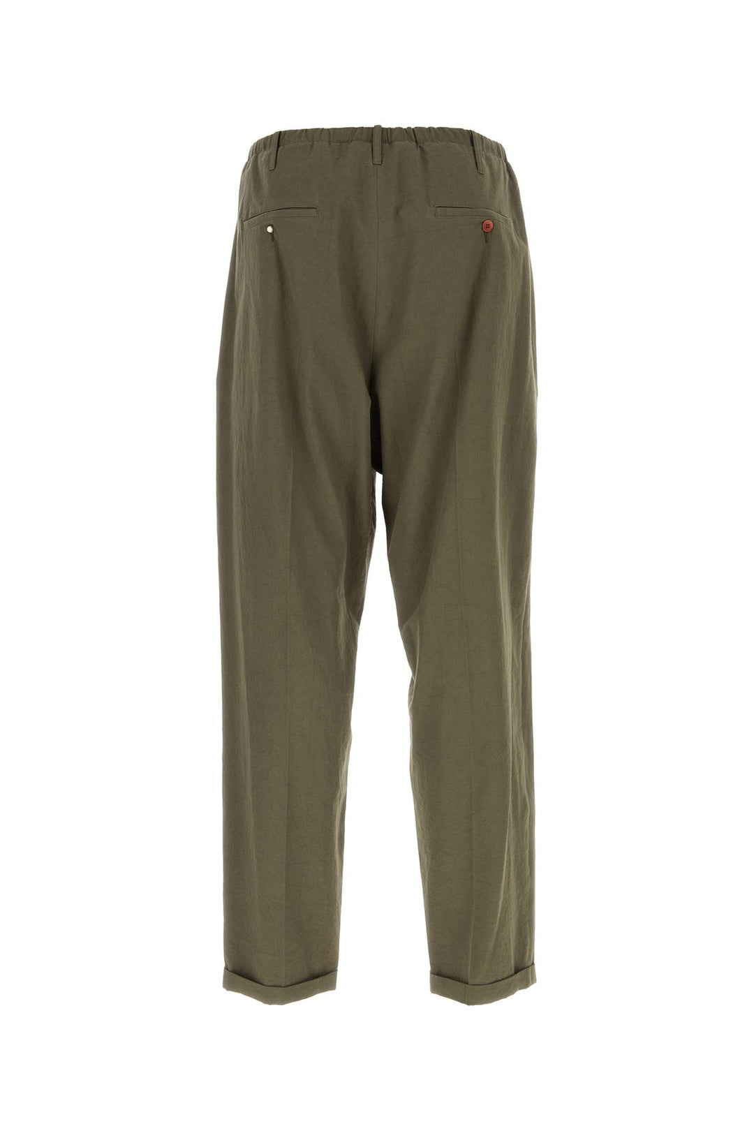 Army green cotton pant