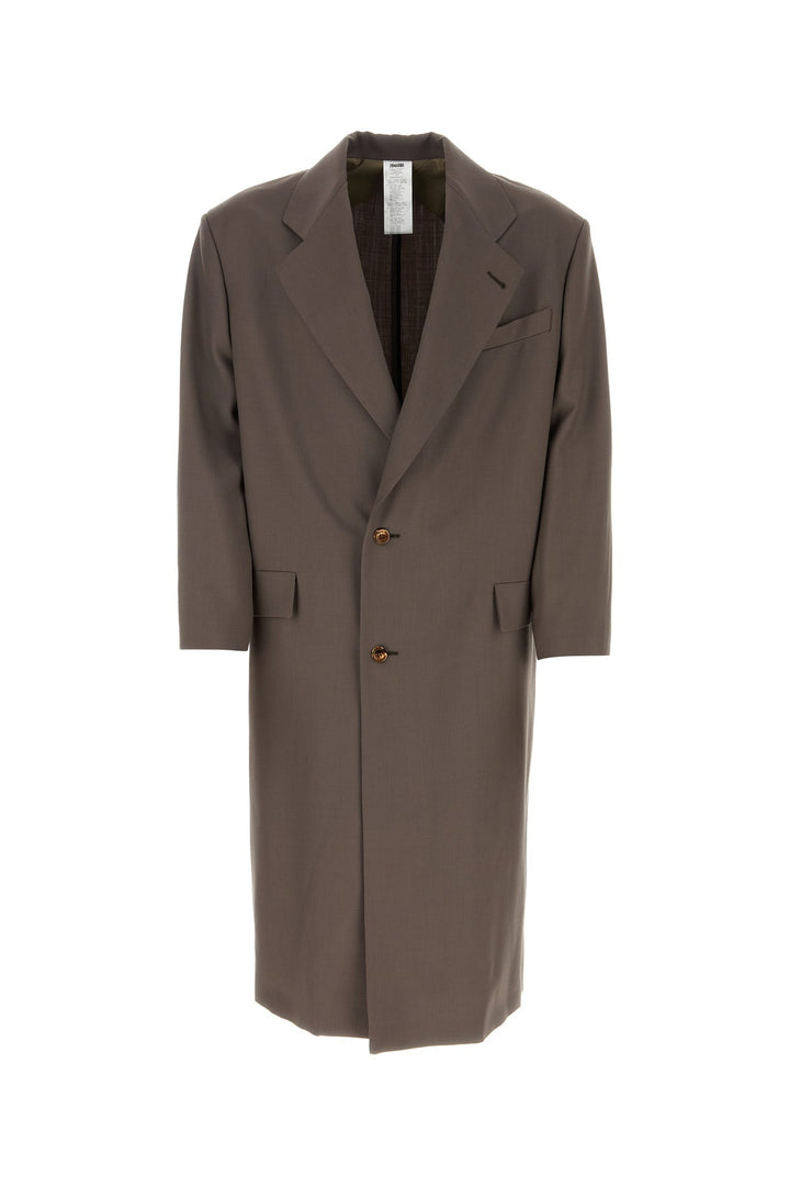 Brown wool coat