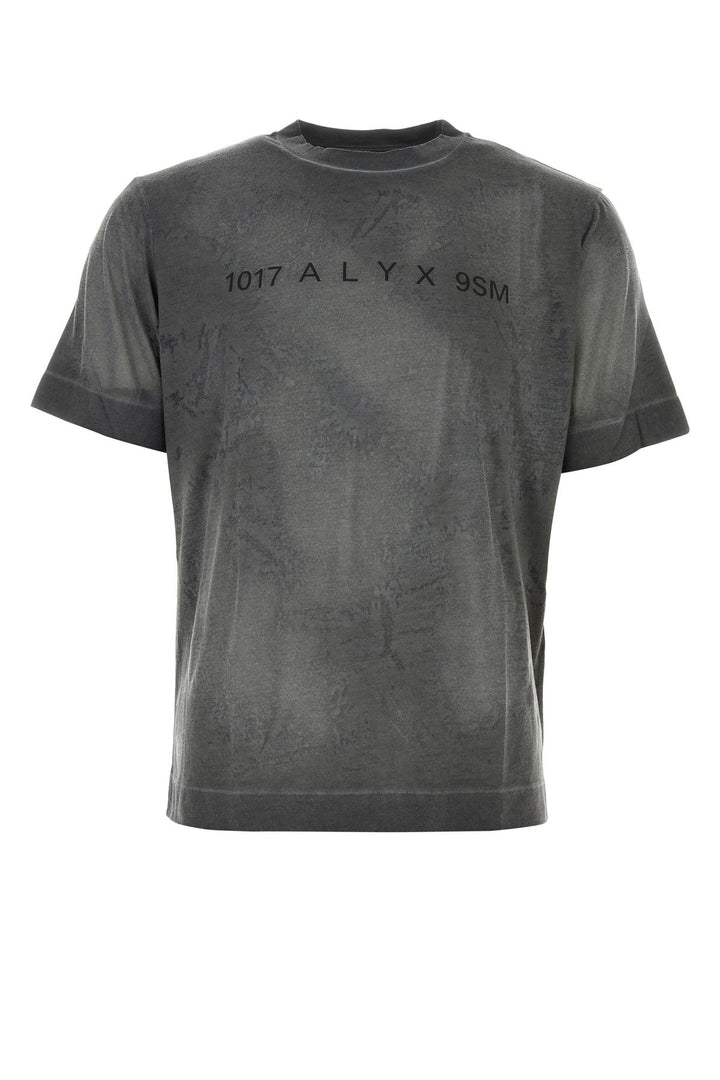 Graphite cotton and polyester t-shirt