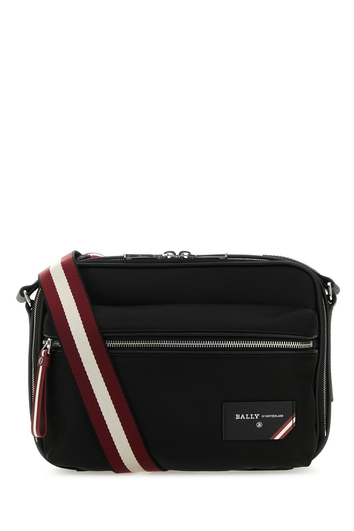 Black nylon Fiji crossbody bag