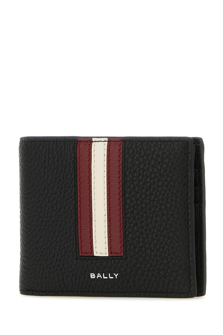 Black leather wallet