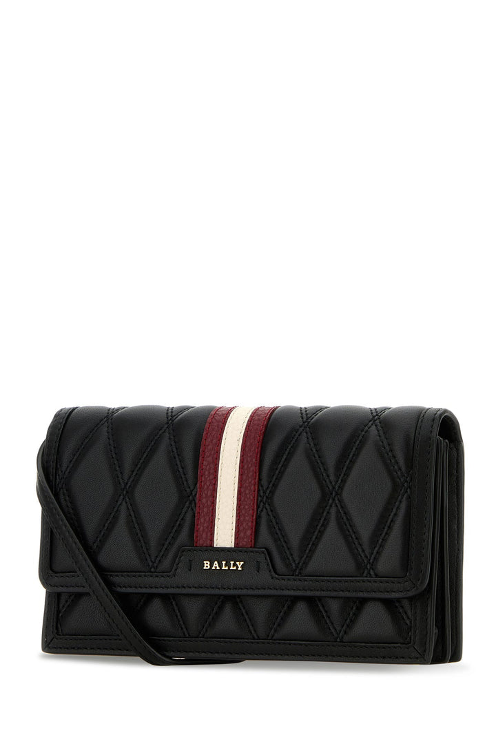 Balck leather Dafford crossbody bag