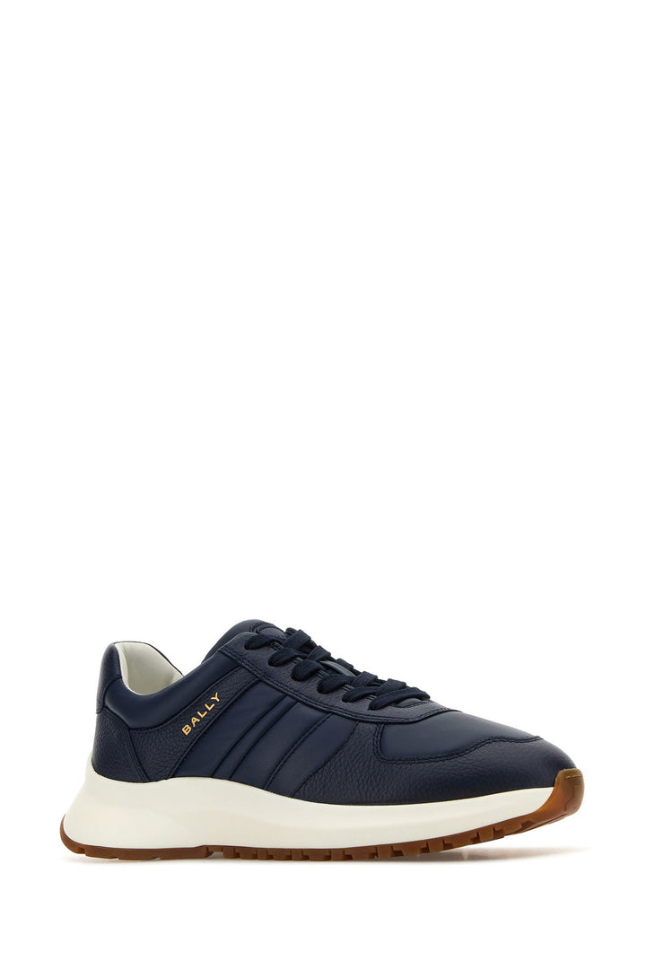 Blue leather Darsyl sneakers