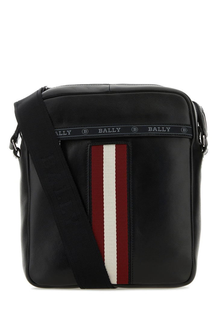 Black leather Holm crossbody bag