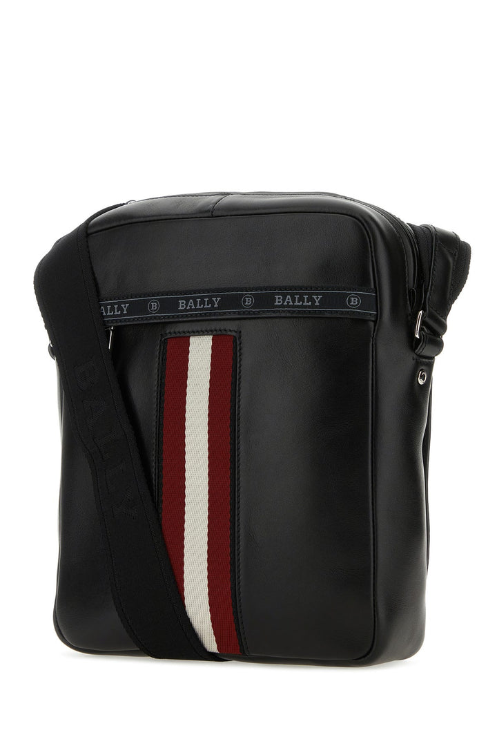 Black leather Holm crossbody bag