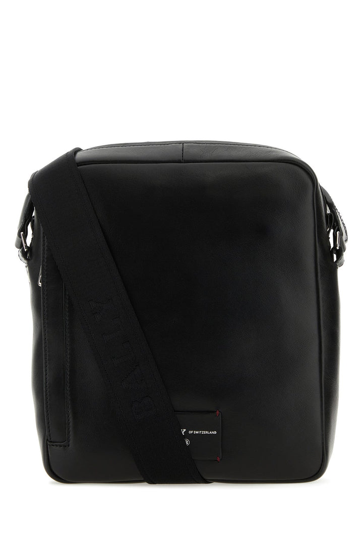 Black leather Holm crossbody bag