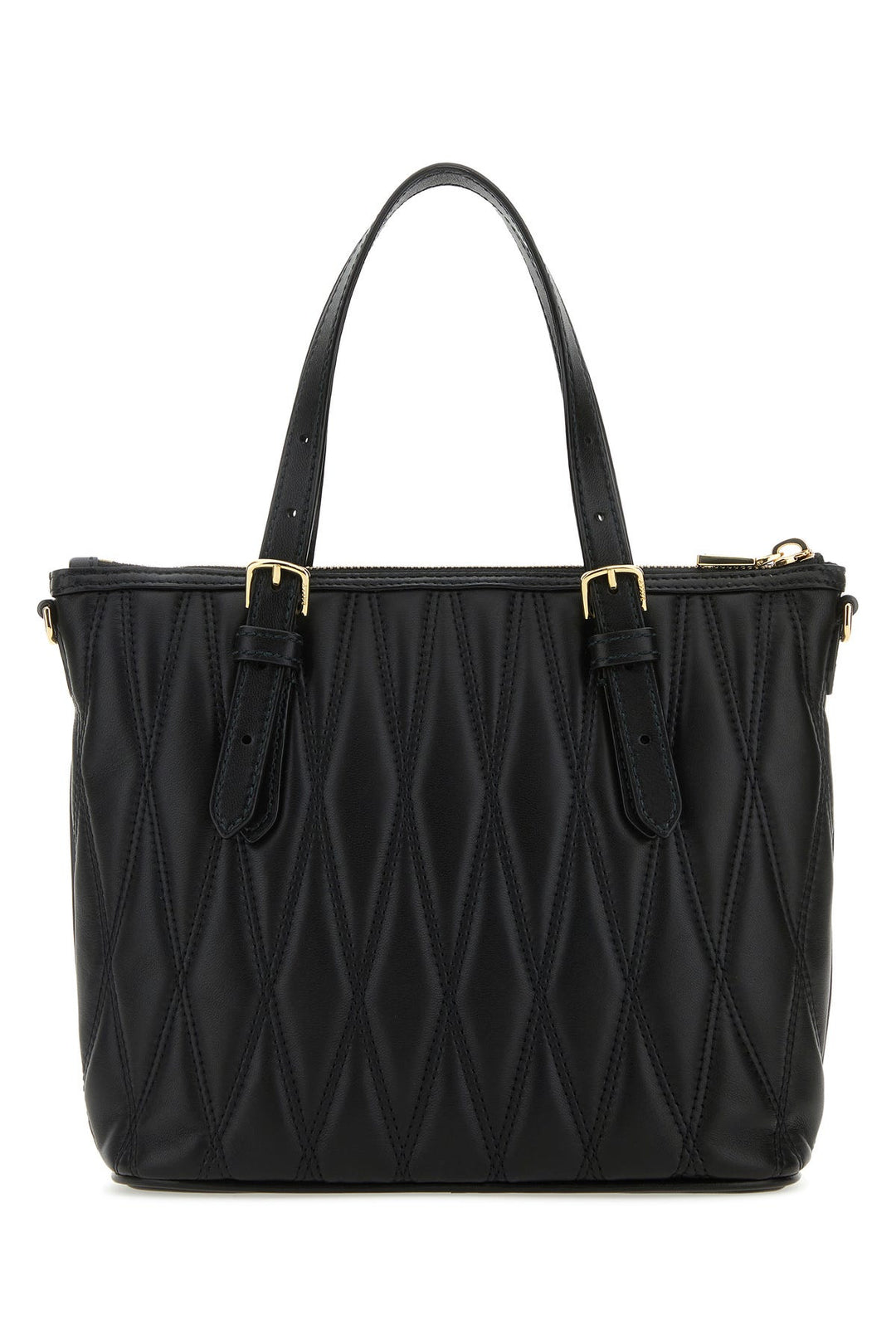 Black nappa leather small Damirah handbag