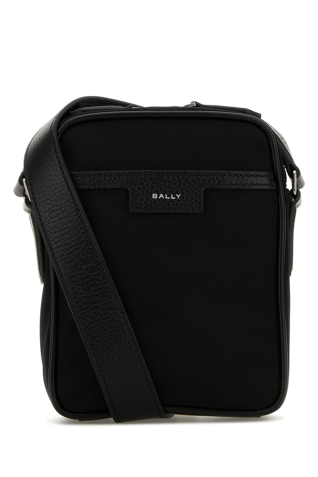 Black canvas Code crossbody bag