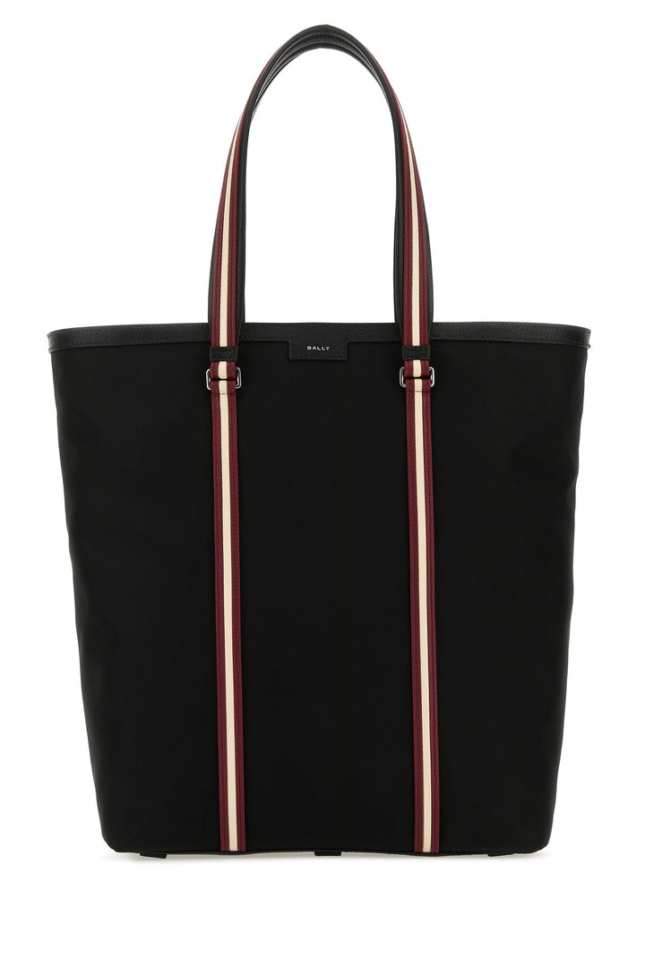 Black canvas Code shopping bag