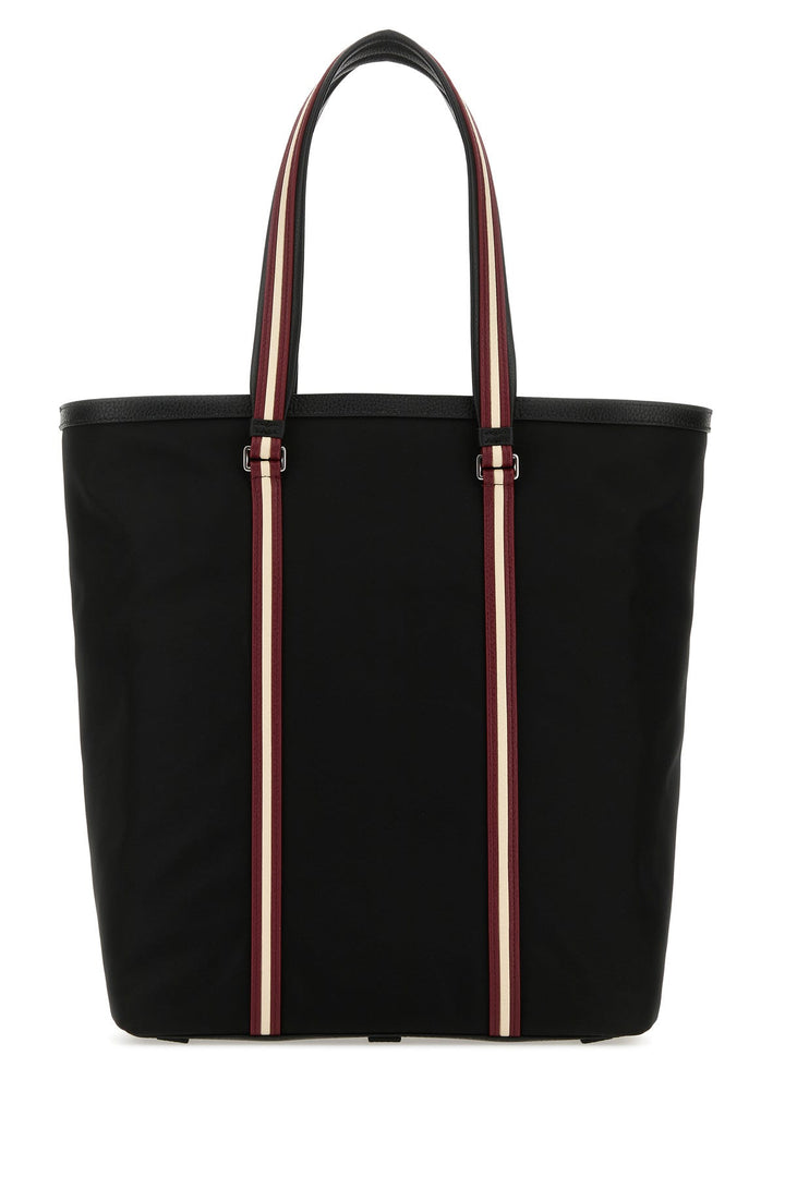 Black canvas Code shopping bag