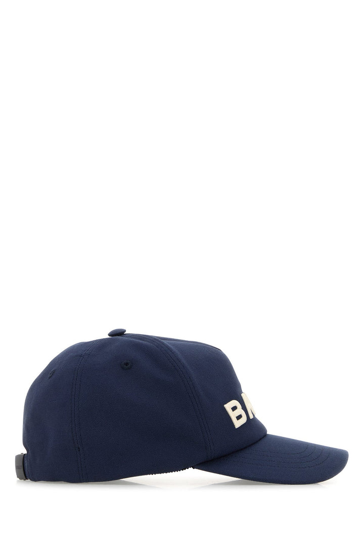 Midnight blue cotton baseball cap