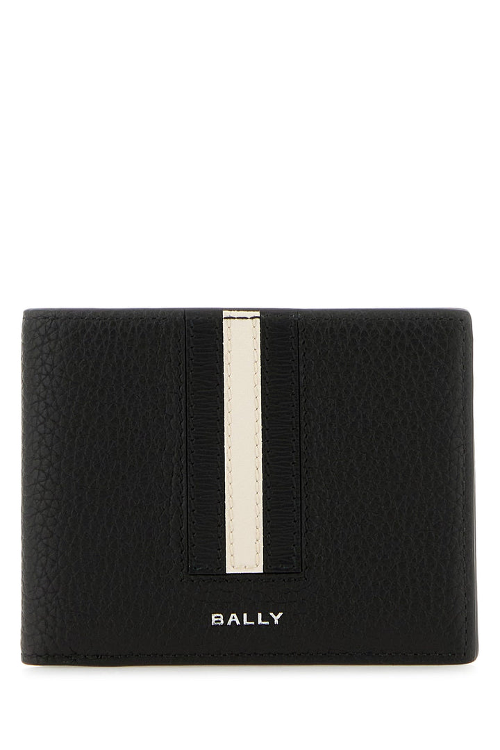 Black leather wallet