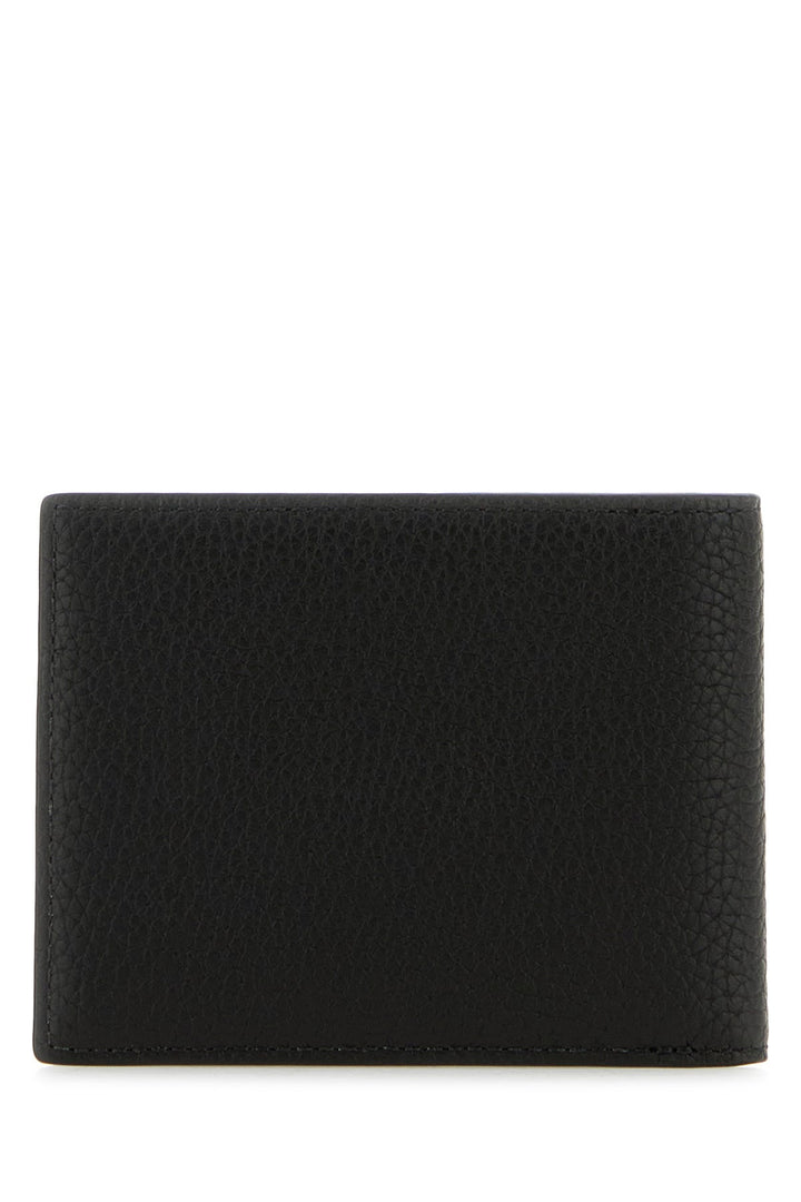 Black leather wallet