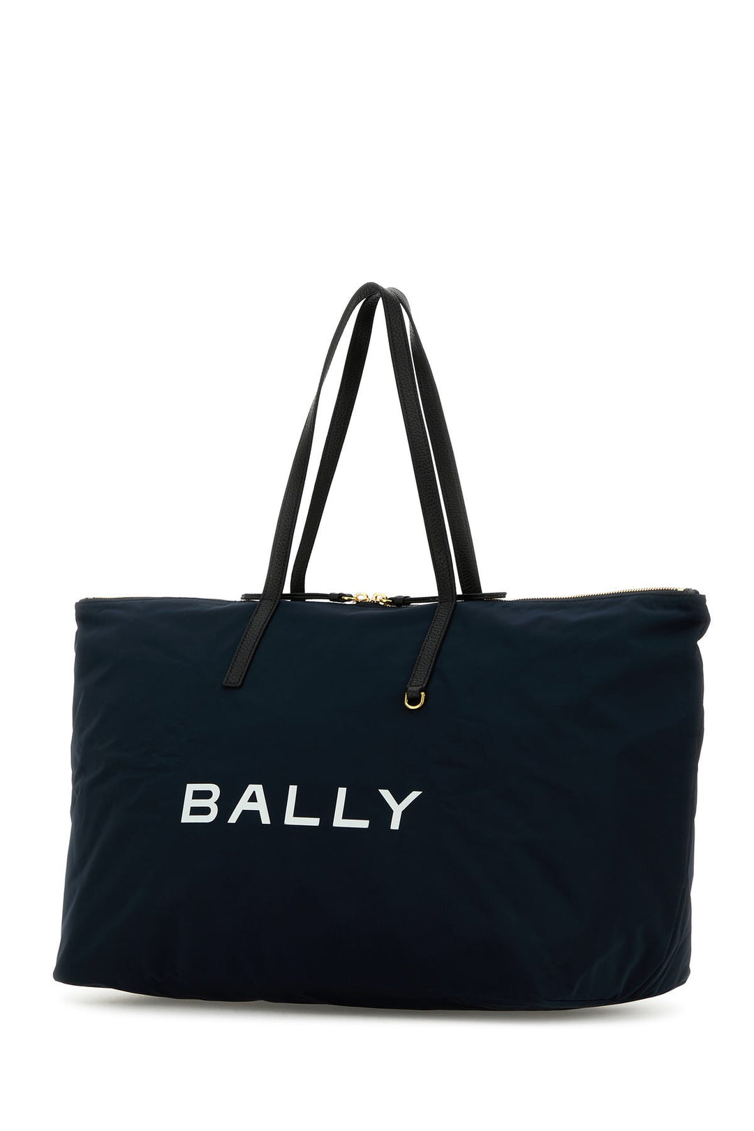 Navy blue fabric shopping bag