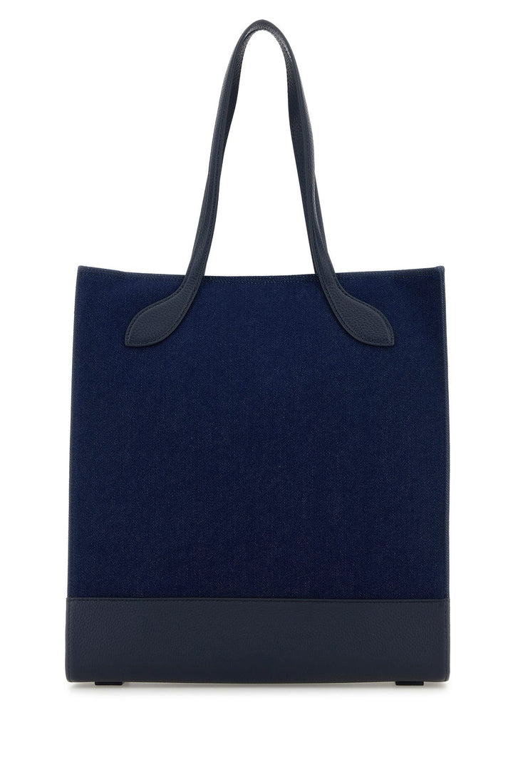 Denim Keep On shopping bag