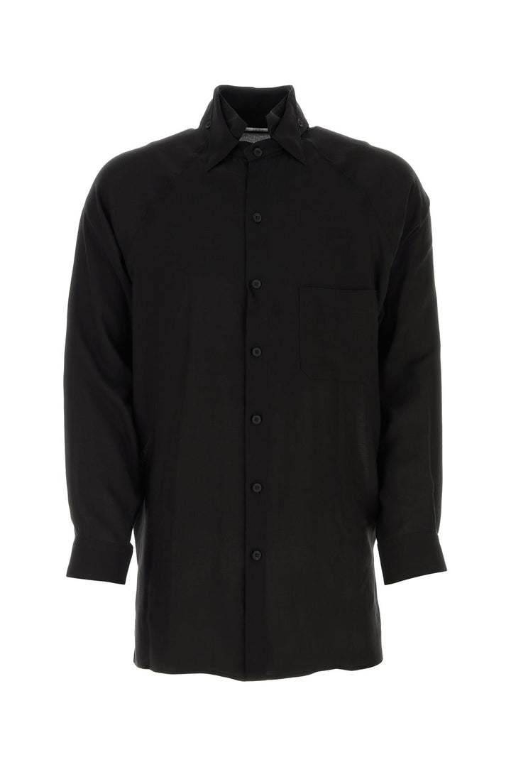 Black cellulose shirt