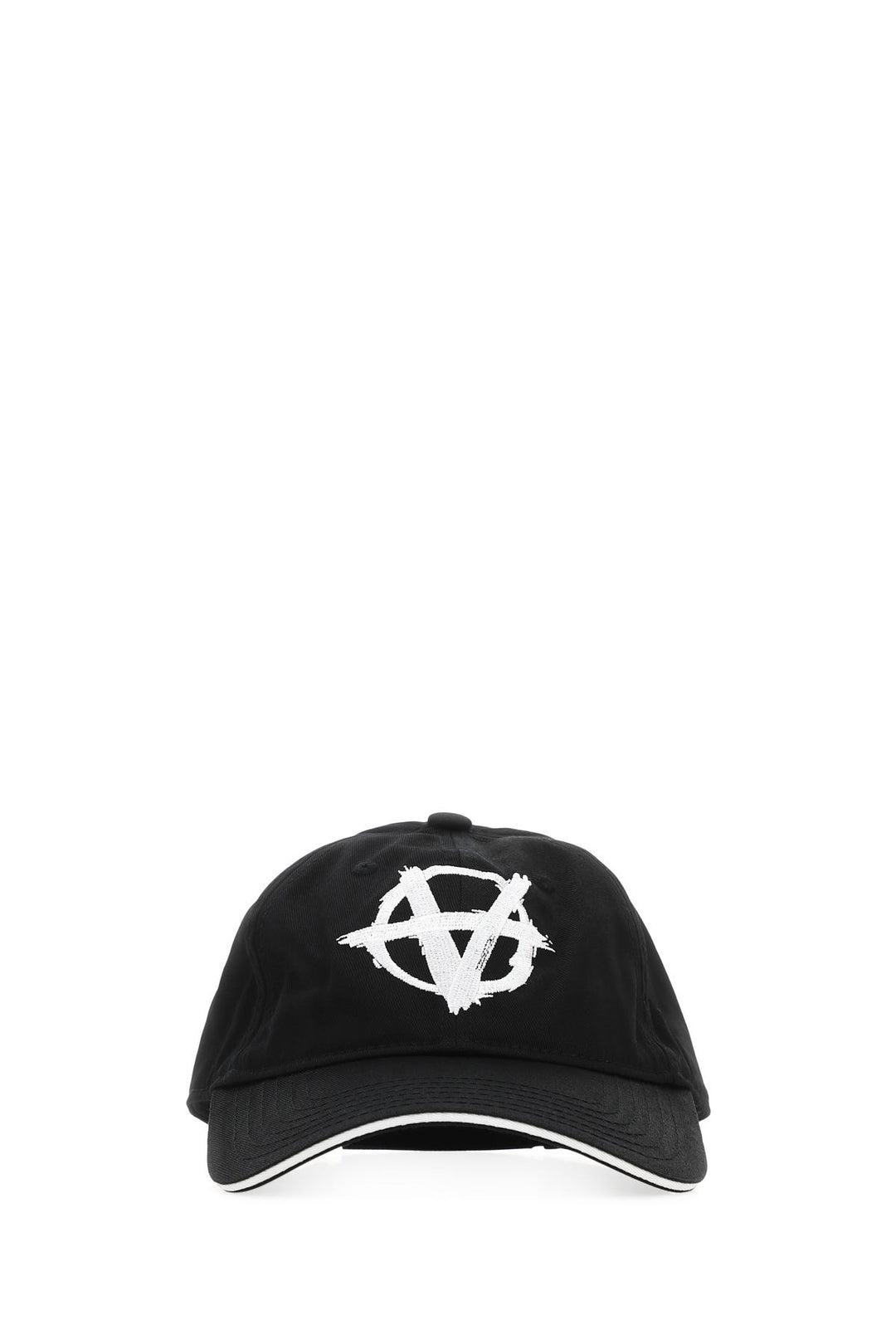 Black cotton baseball cap