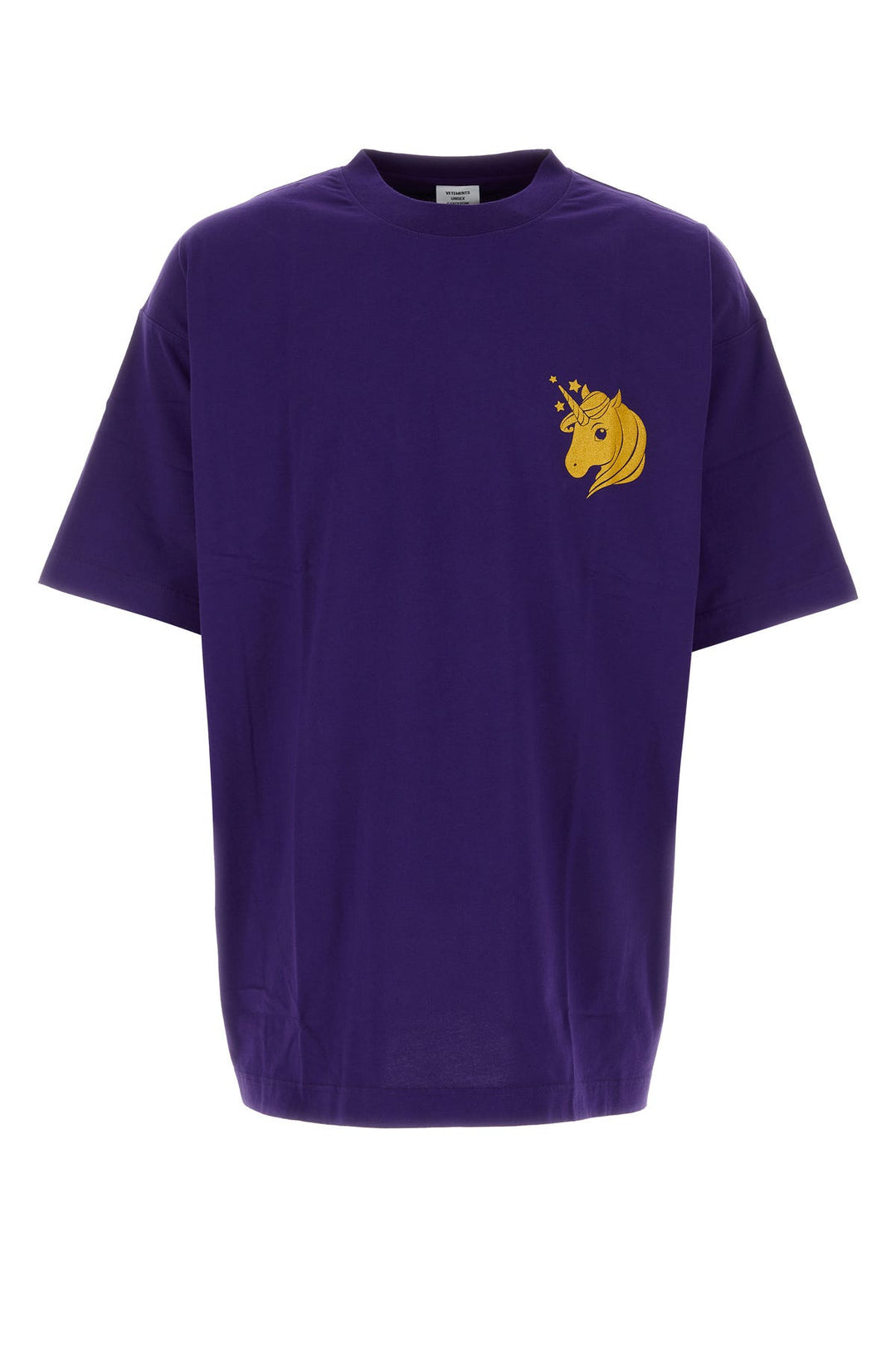 Purple cotton t-shirt