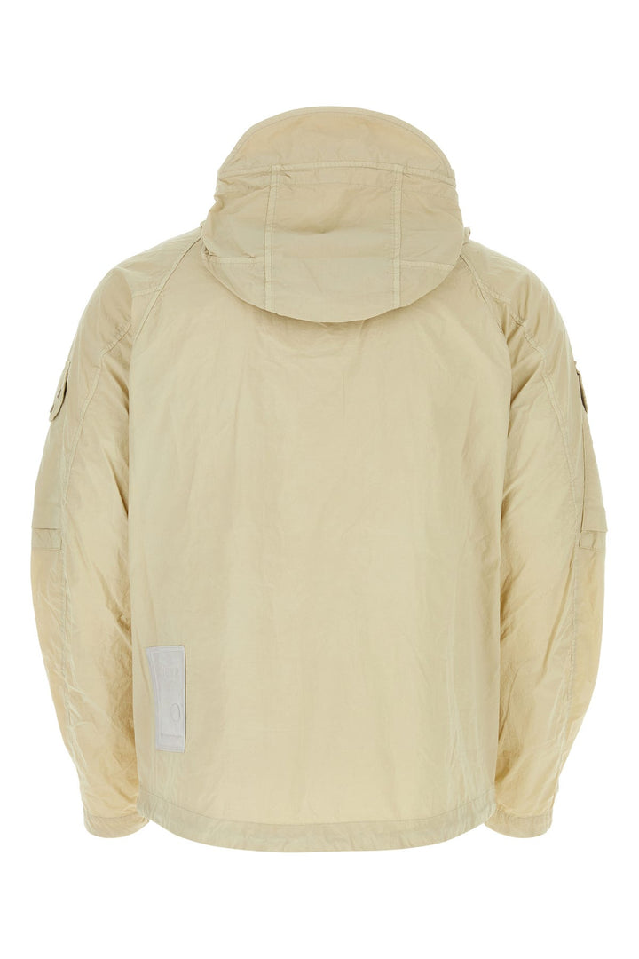 Sand nylon windbreaker