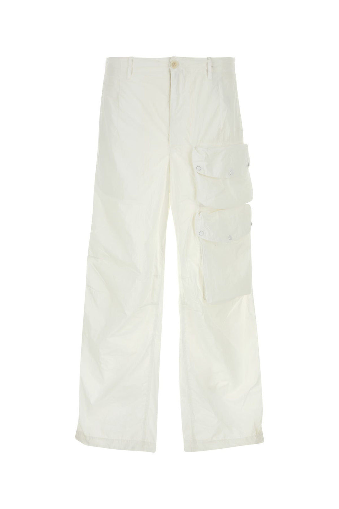 White nylon cargo pant