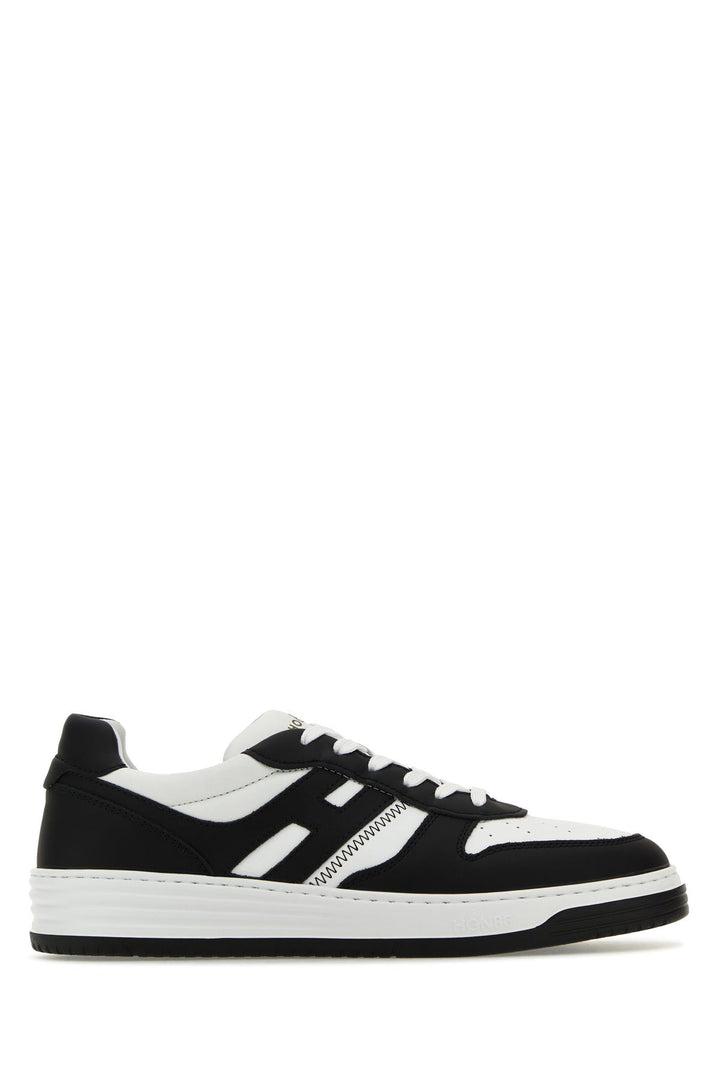 Two-tone leather H630 sneakers