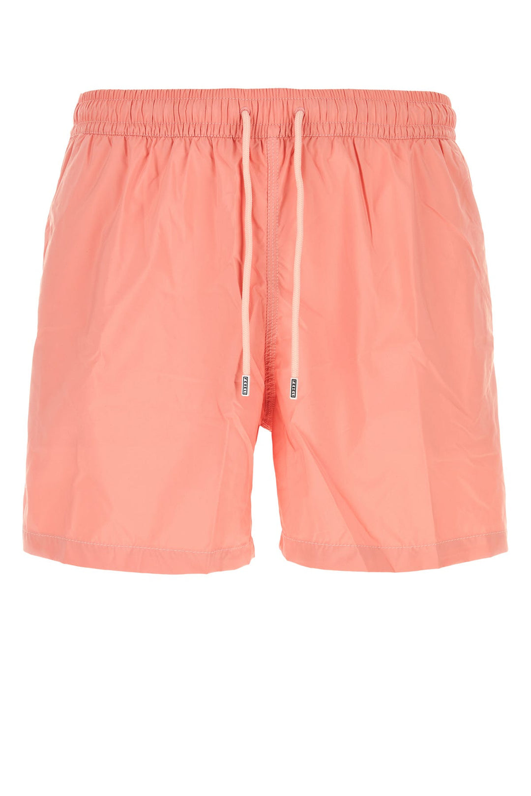 Pink polyester swimming shorts