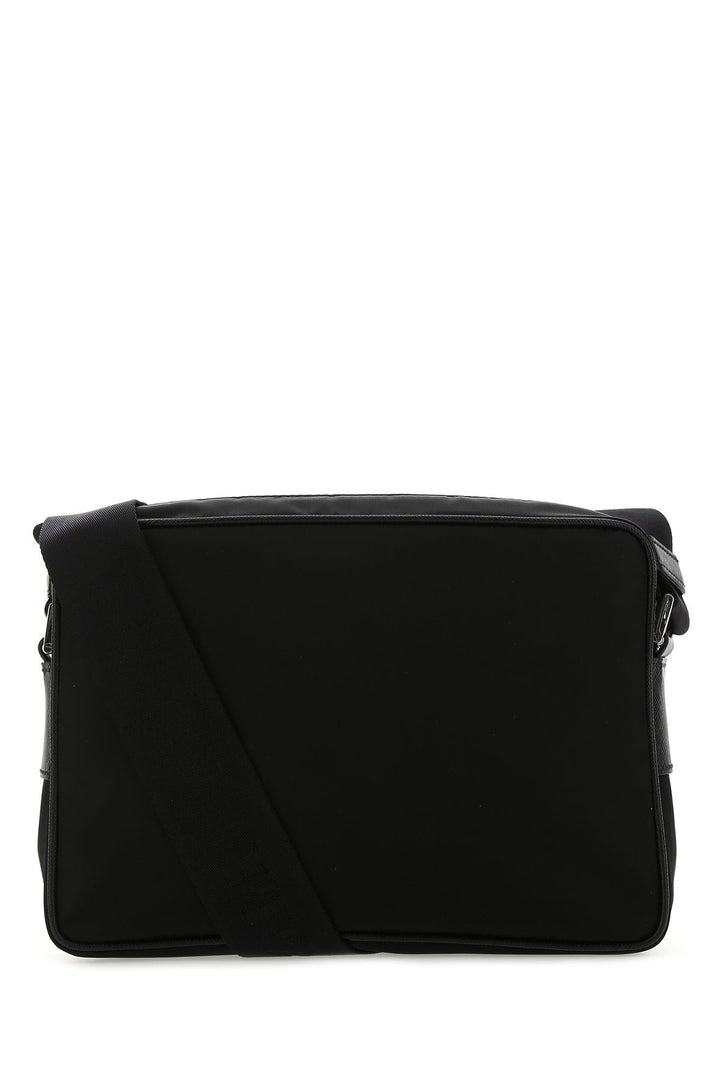 Black Re-Nylon crossbody bag