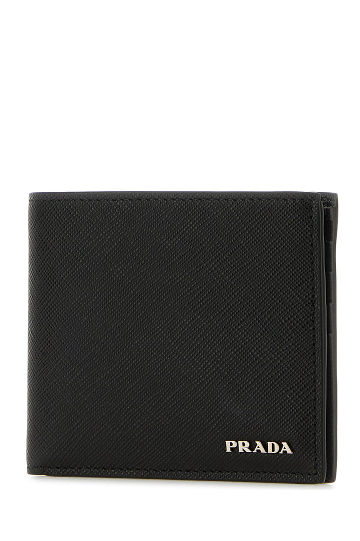 Black leather wallet