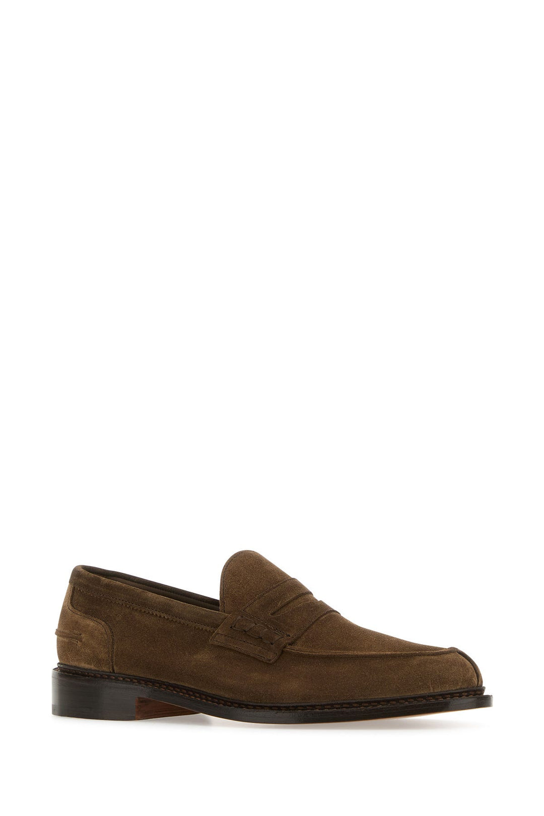 Camel suede Adam loafers