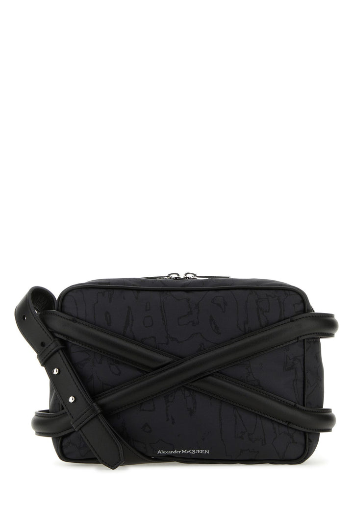 Black nylon Harness crossbody bag