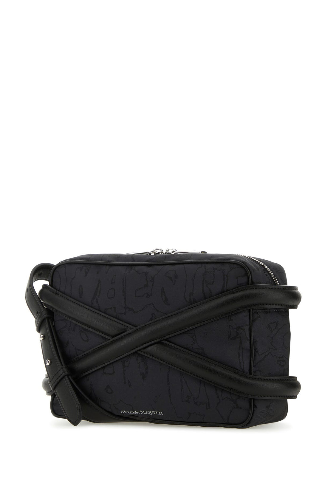 Black nylon Harness crossbody bag