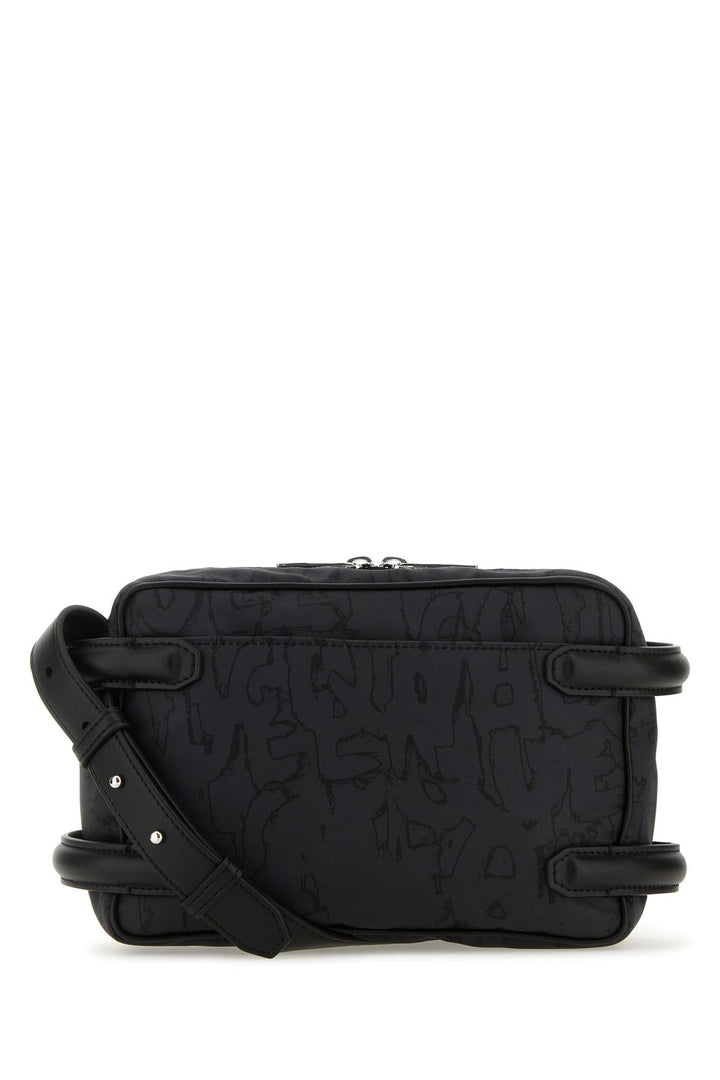 Black nylon Harness crossbody bag