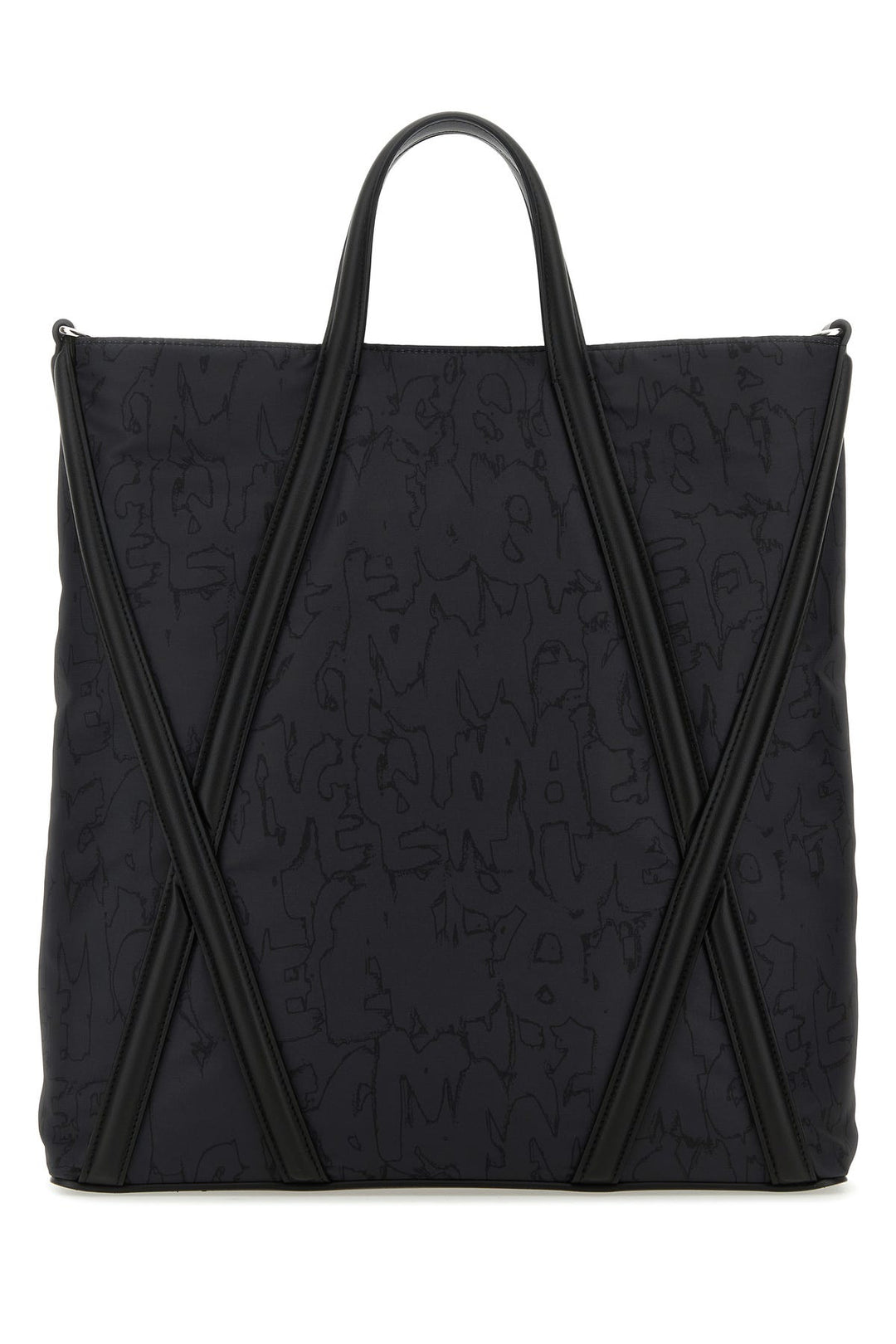 Black nylon The Harness shopping bag