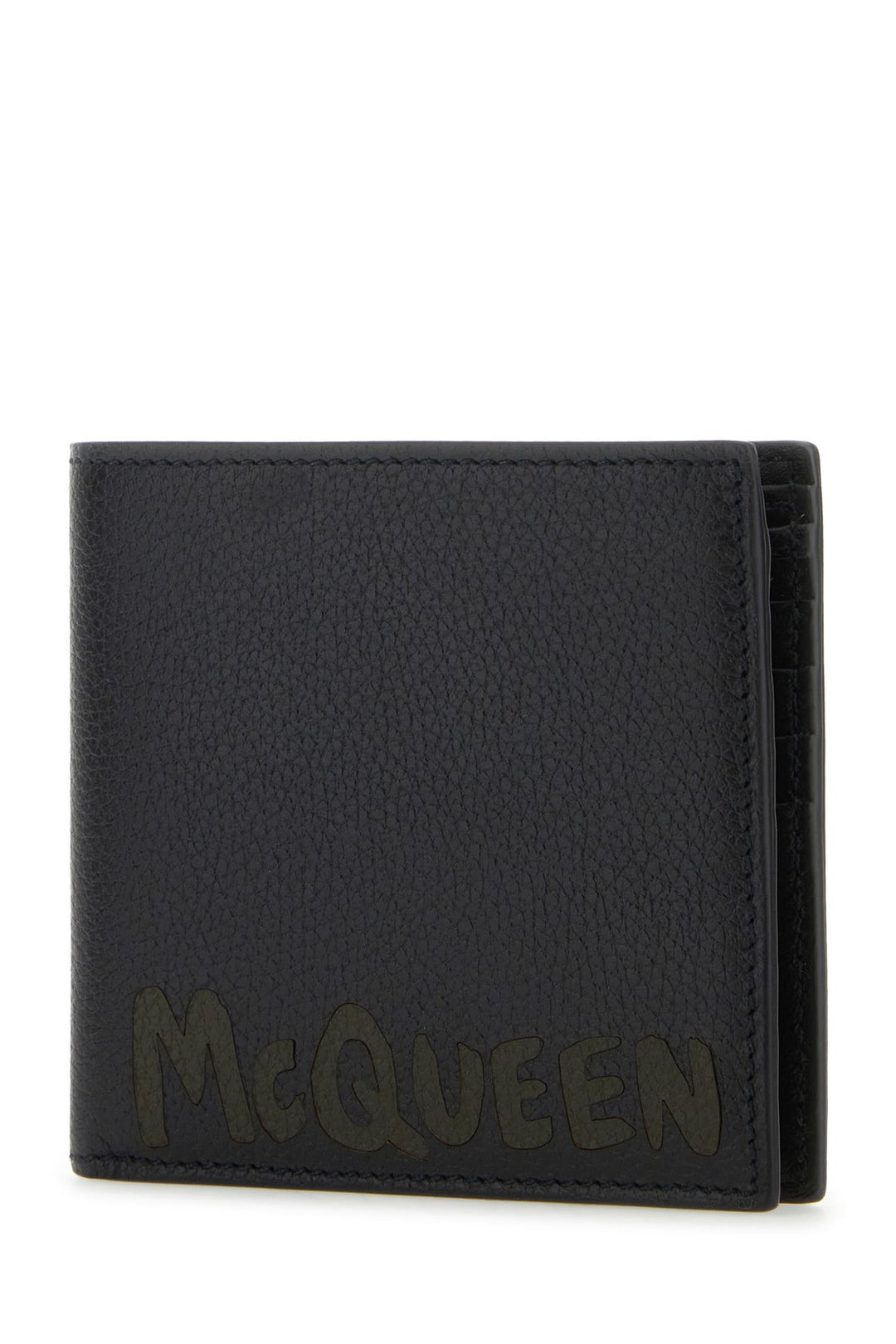 Black leather wallet