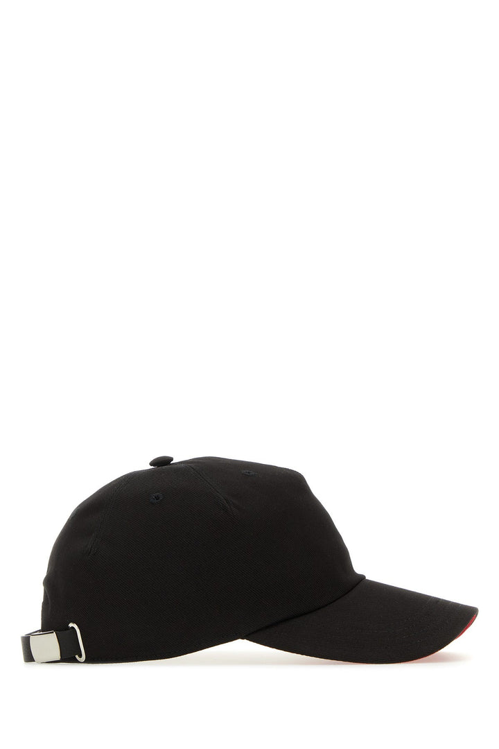 Black cotton baseball hat