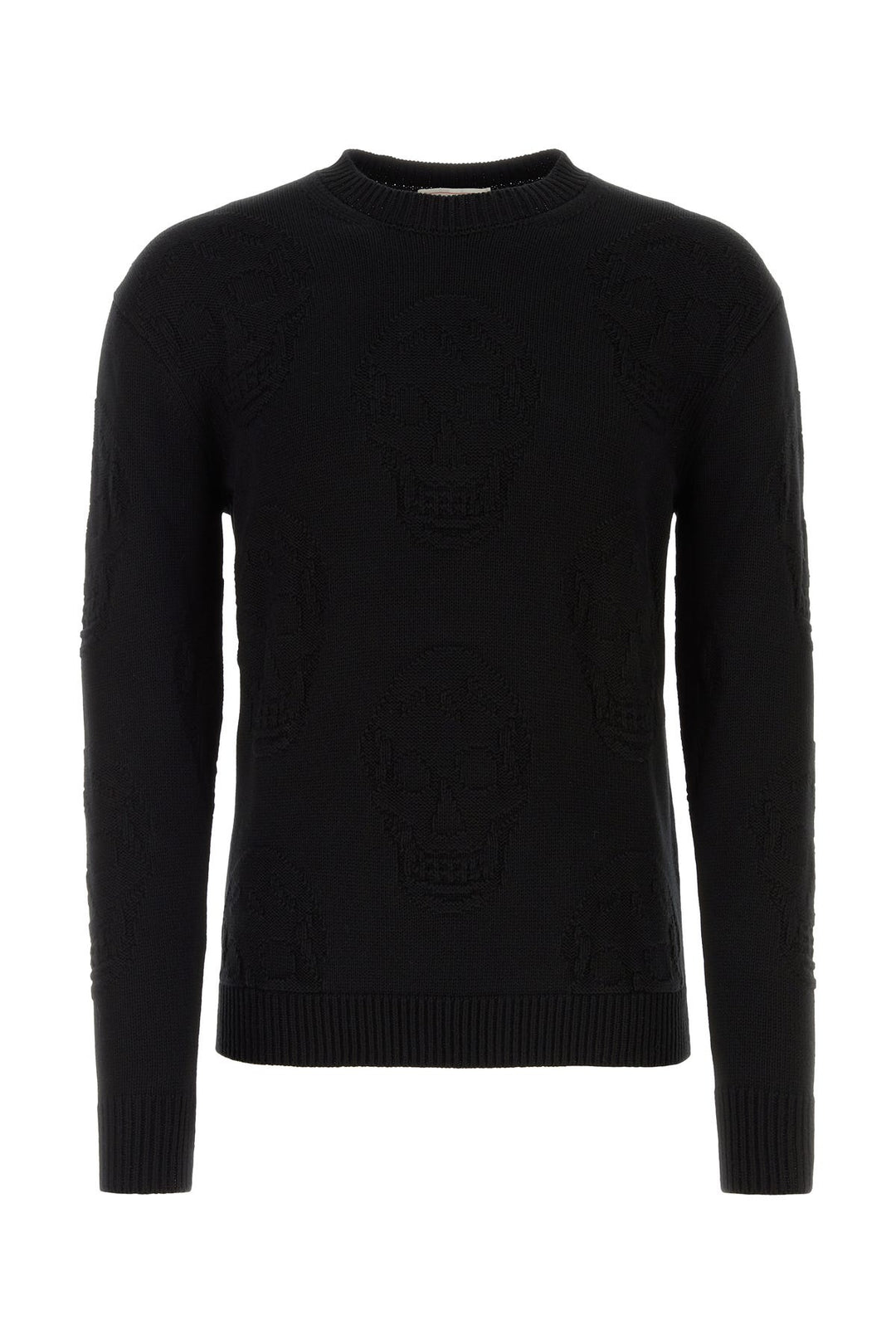 Black cotton sweater