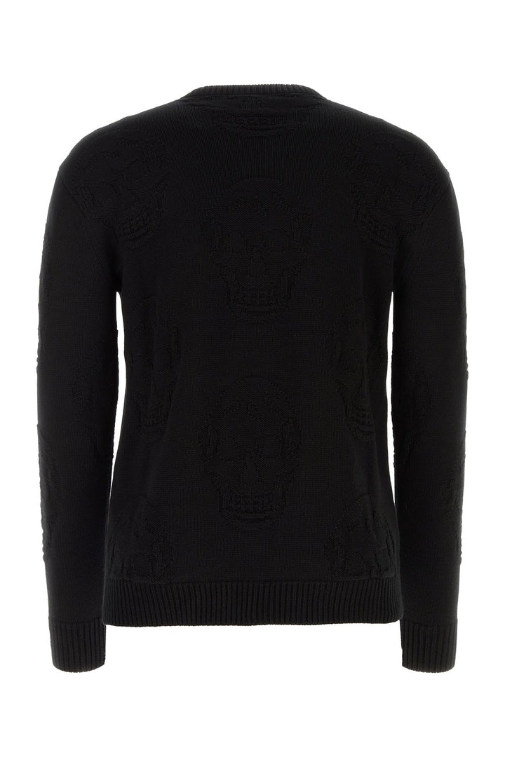 Black cotton sweater