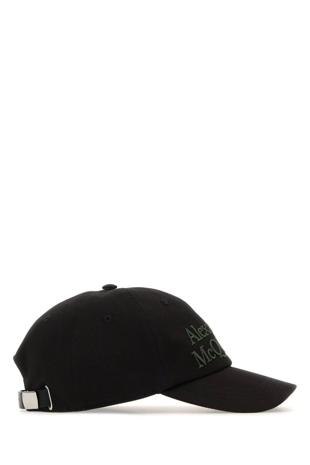 Black cotton baseball cap