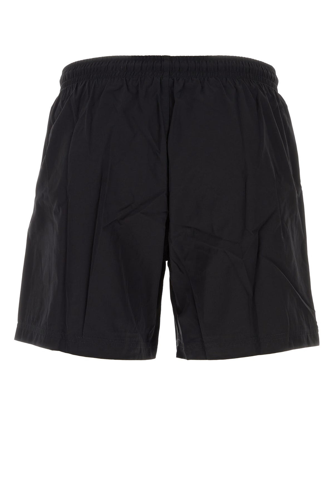 Black nylon swimming shorts