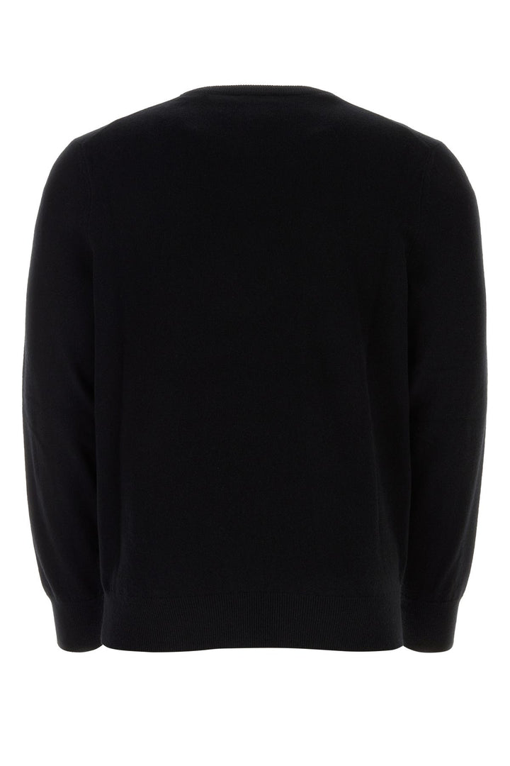 Black cashmere blend sweater