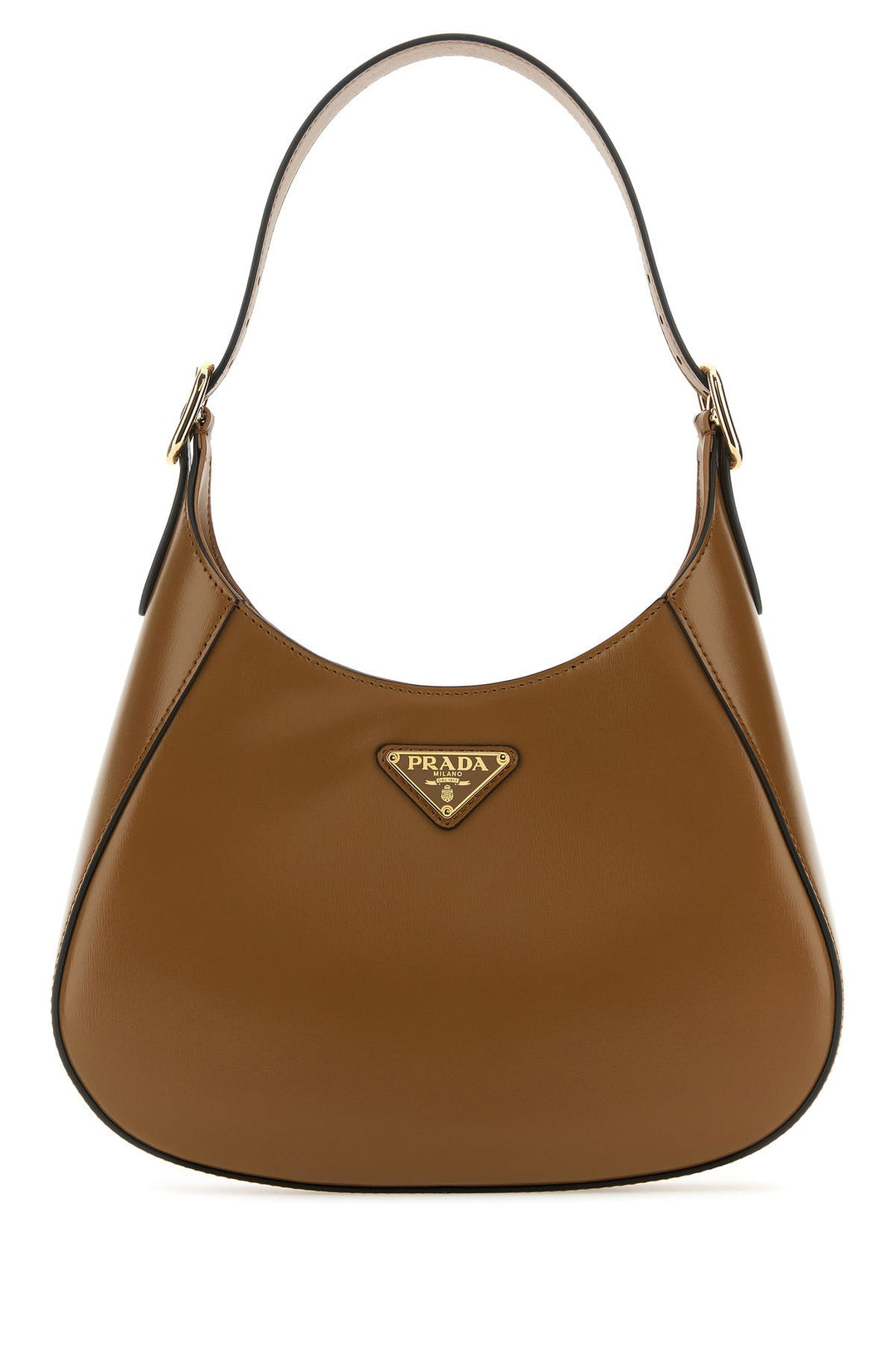 Biscuit leather Cleo shoulder bag