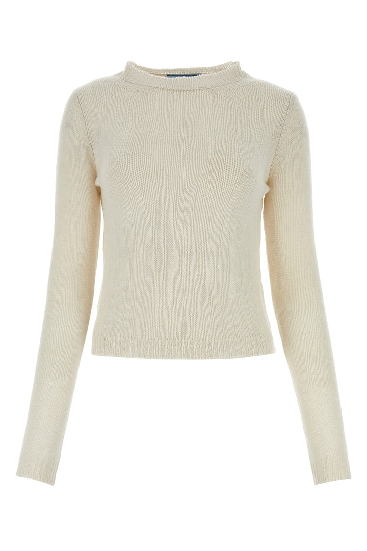 Chalk cashmere sweater