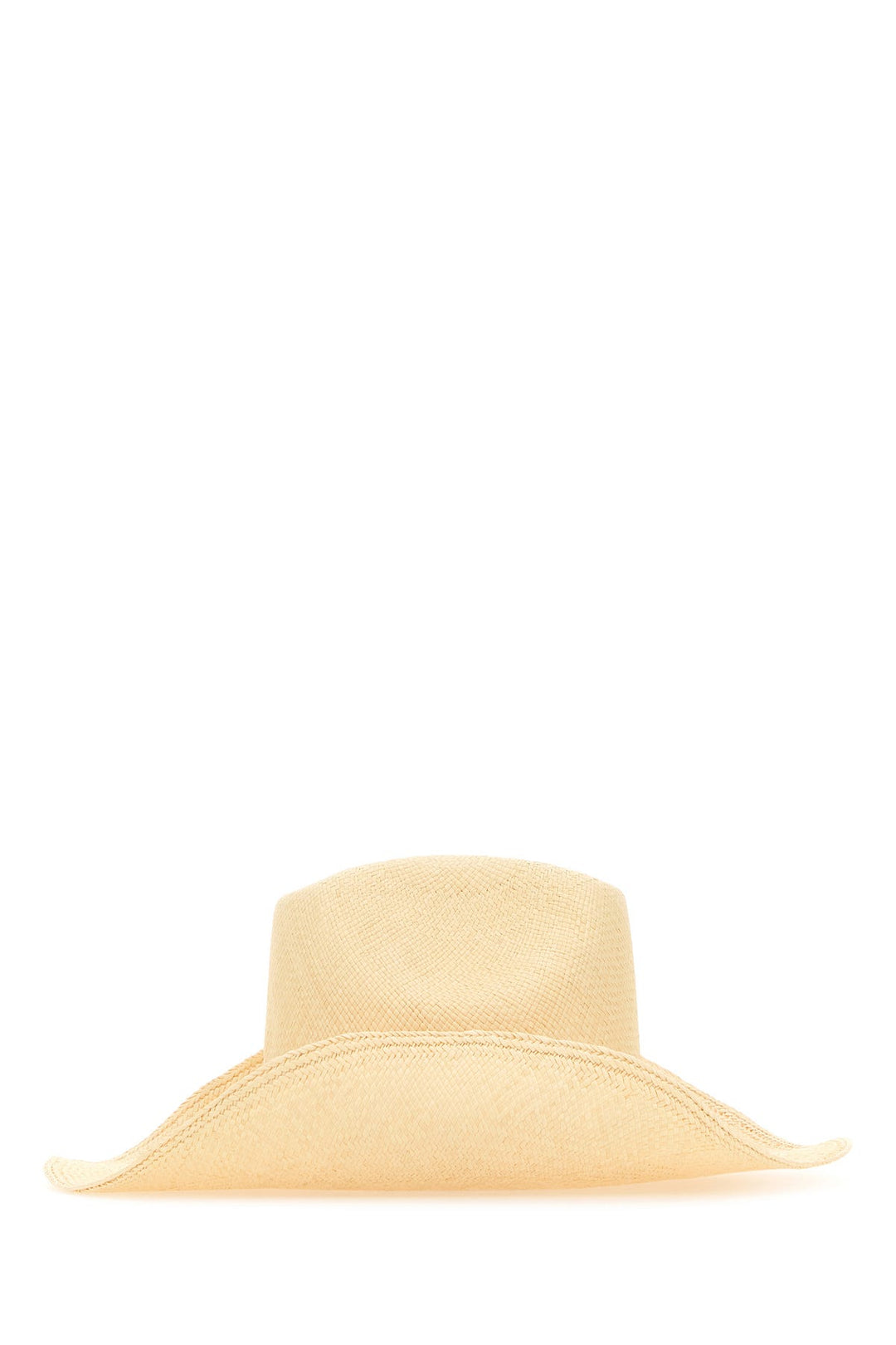 Beige straw hat