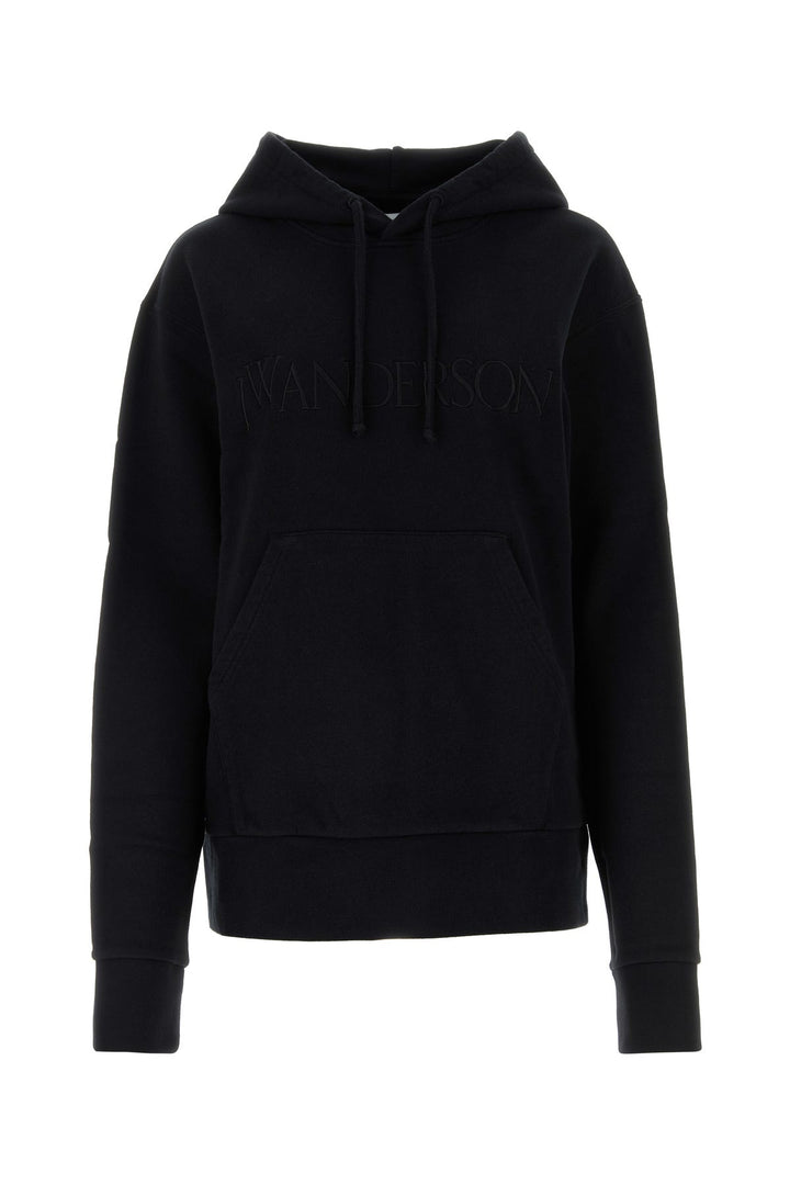 Black cotton sweatshirt