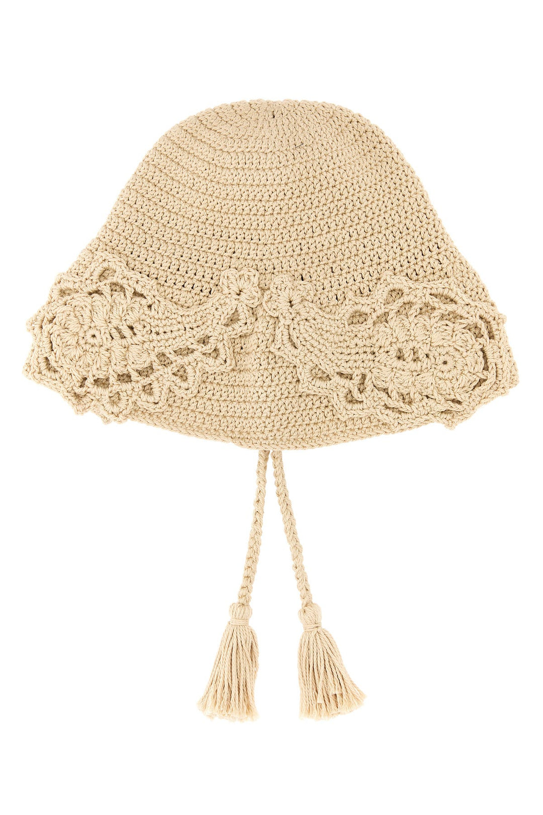 Sand crochet A Love Letter To India bucket hat