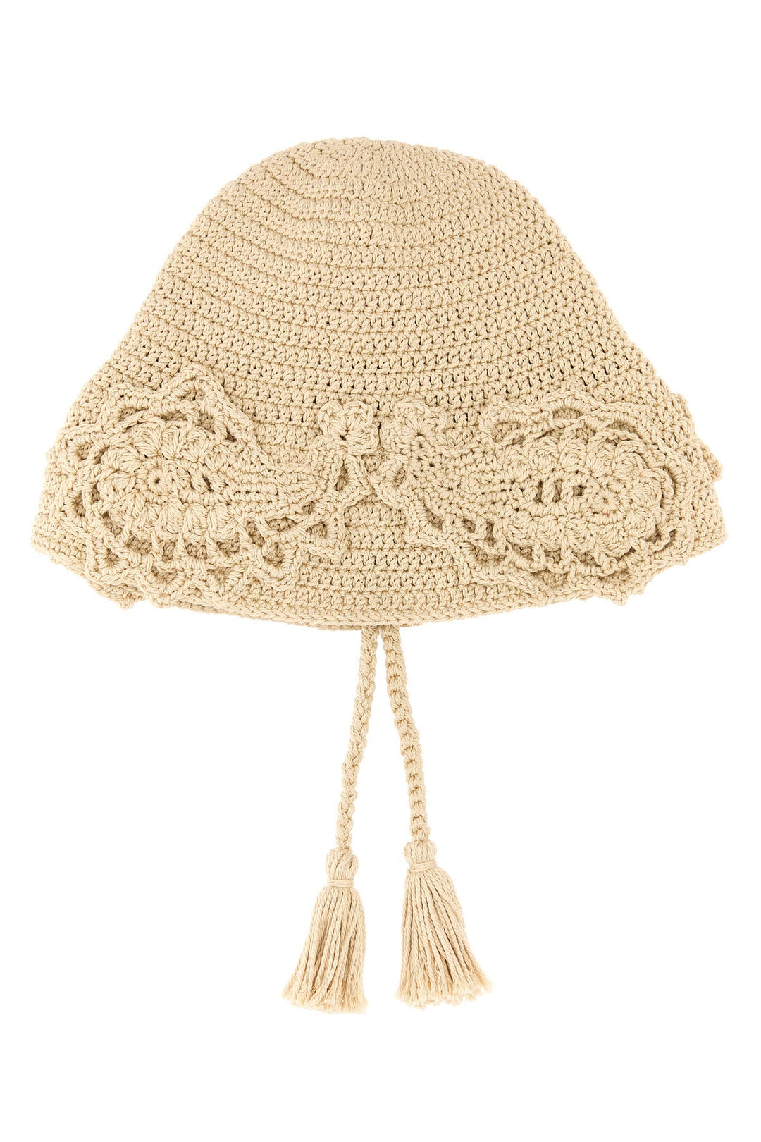 Sand crochet A Love Letter To India bucket hat