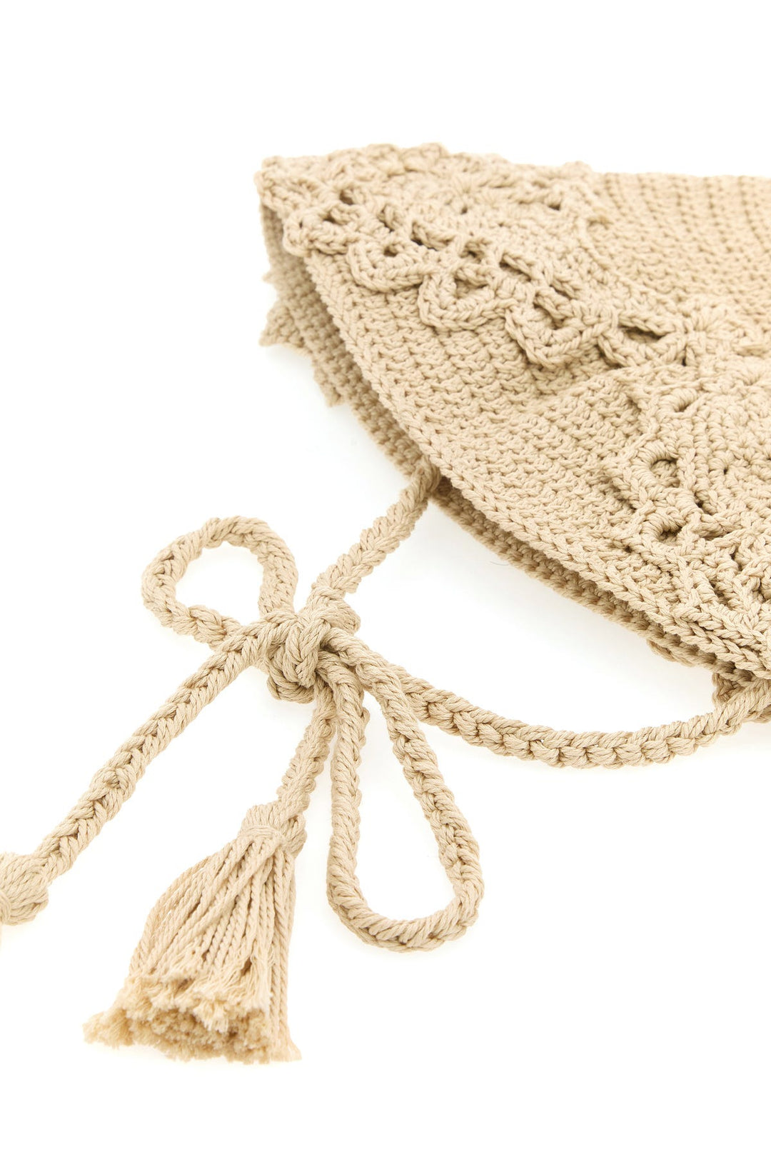 Sand crochet A Love Letter To India bucket hat