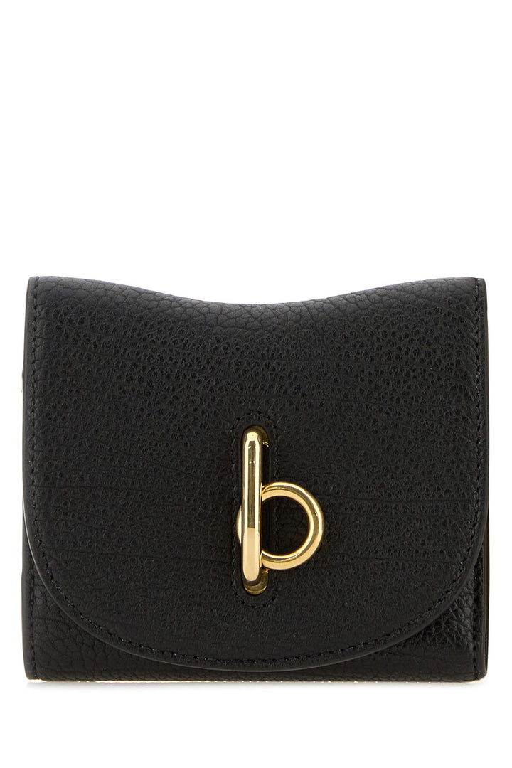 Black leather wallet