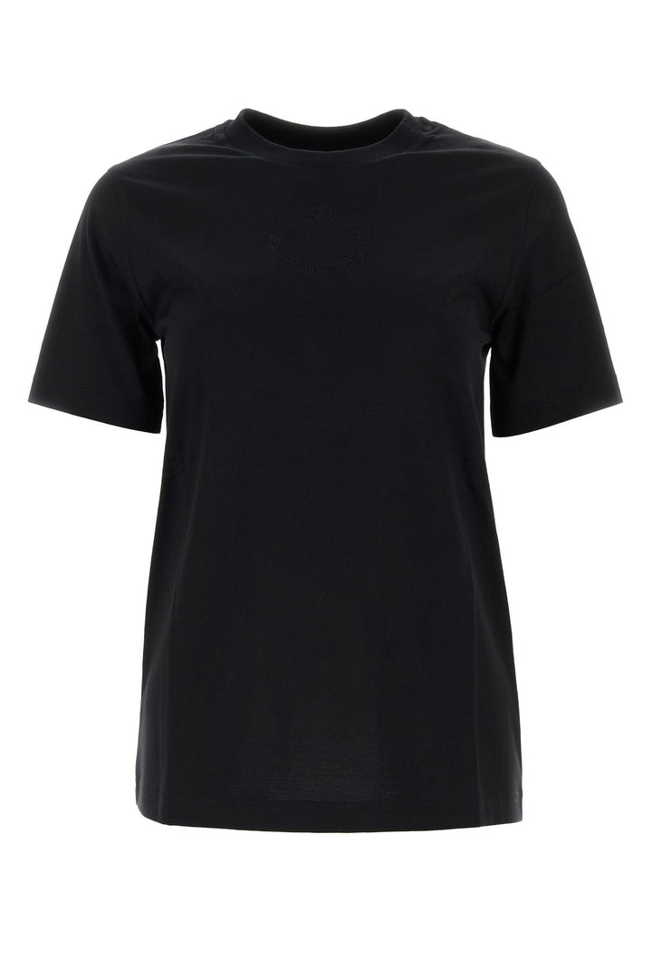 Black cotton t-shirt